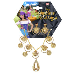 Cigánsky náhrdelník a náušnice